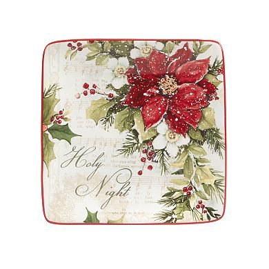 Certified International Silent Night 4-pc. Canape Plate Set