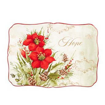 Certified International Winters Medley Home Rectangle Serving Platter