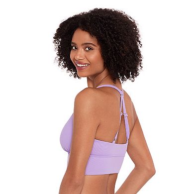 Women's Eco Beach Rib Longline Bralette Swim Top