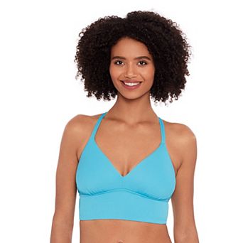Women's Eco Beach Rib Longline Bralette Swim Top