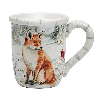 Certified International Winters Walk 4-pc. Mug Set