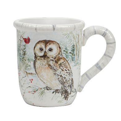 Certified International Winters Walk 4-pc. Mug Set