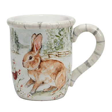 Certified International Winters Walk 4-pc. Mug Set