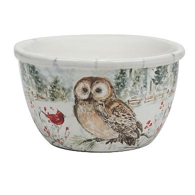 Certified International Winters Walk 4-pc. Ice Cream Bowl Set
