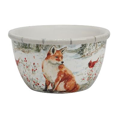 Certified International Winters Walk 4-pc. Ice Cream Bowl Set