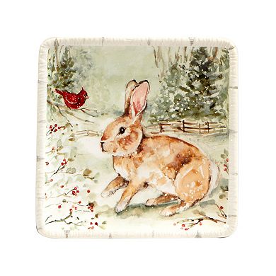 Certified International Winters Walk 4-pc. Canape Plate Set