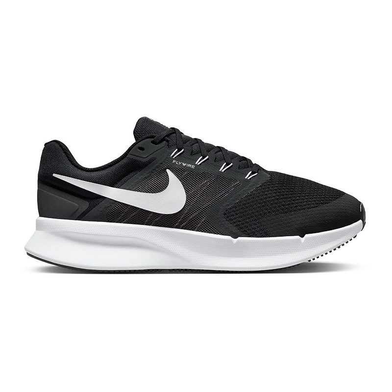 Nike Run Swift 3 Men's Road Running Shoes, Size: 11.5 4E, Black White Gray