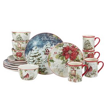 Certified International Silent Night 16 pc Dinnerware Set