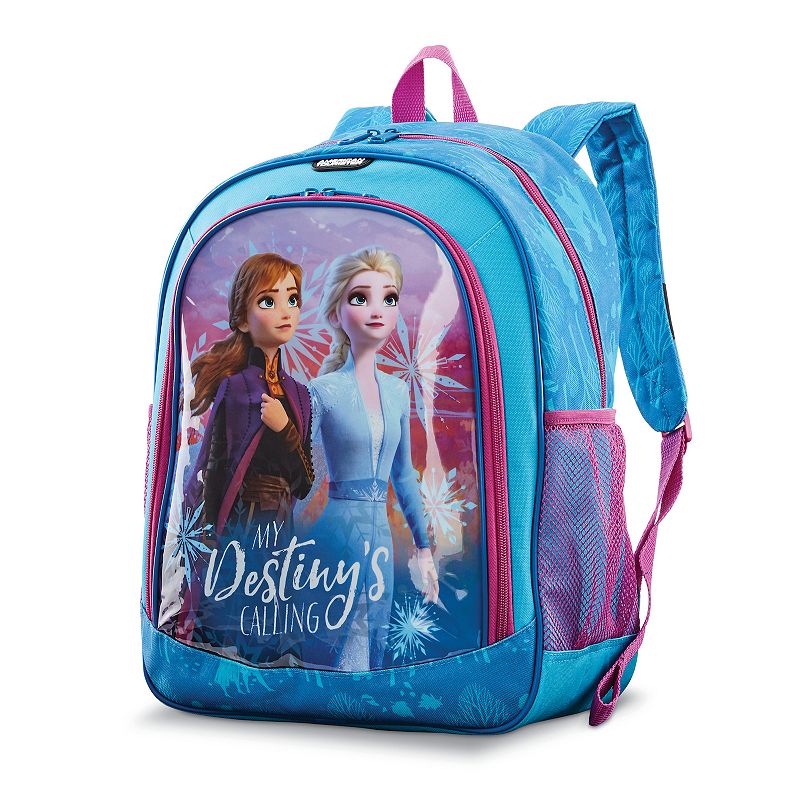American Tourister Disneys Frozen Anna and Elsa Backpack, Blue