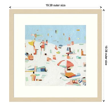 Amanti Art Summer Confetti III Framed Wall Art