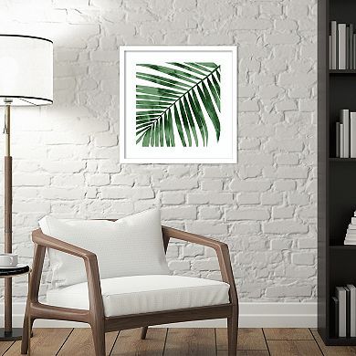 Amanti Art Tropical Green Palm I Framed Wall Art