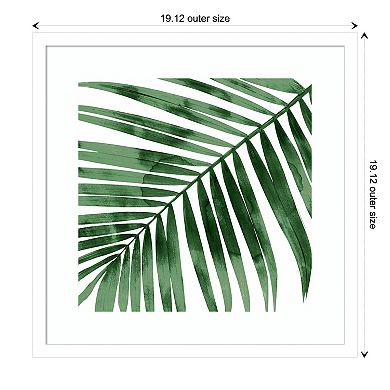 Amanti Art Tropical Green Palm I Framed Wall Art