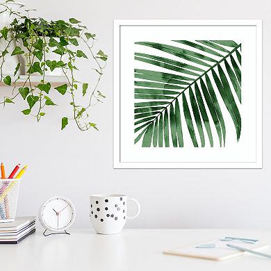Amanti Art Tropical Green Palm I Framed Wall Art
