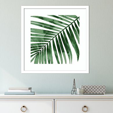 Amanti Art Tropical Green Palm I Framed Wall Art