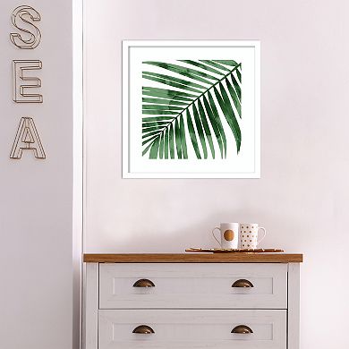 Amanti Art Tropical Green Palm I Framed Wall Art