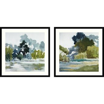 Amanti Art Fields Reflections Framed Wall Art 2 pc Set