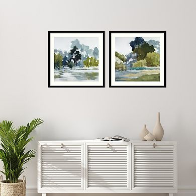 Amanti Art Fields Reflections Framed Wall Art 2-piece Set