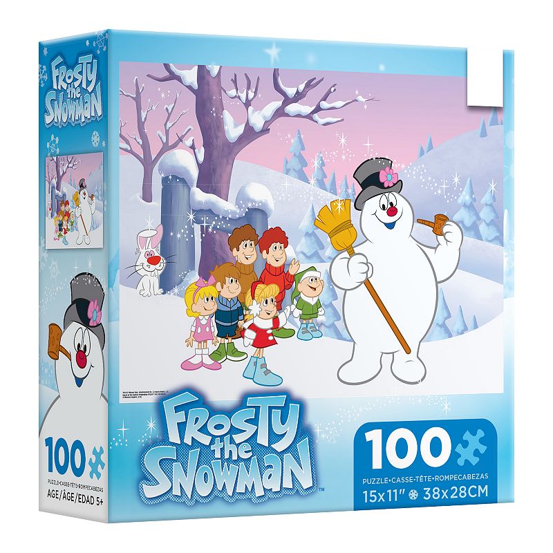 Gamewright Frosty the Snowman 100-Piece Puzzle, Multicolor