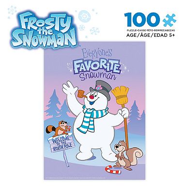 Gamewright Frosty the Snowman 100-Piece Puzzle
