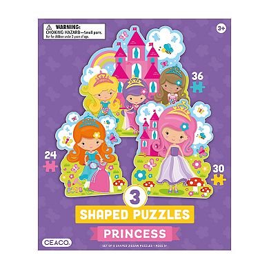 Gamewright 3-in-1 Princess Puzzles