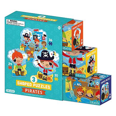 Gamewright 3-in-1 Pirate Puzzles