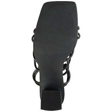 Journee Harpr Women's Tru Comfort Foam™ Strappy Heel Sandals