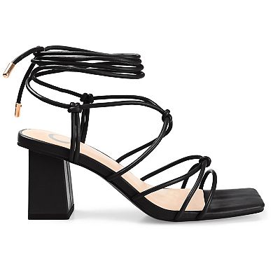 Journee Harpr Women's Tru Comfort Foam™ Strappy Heel Sandals