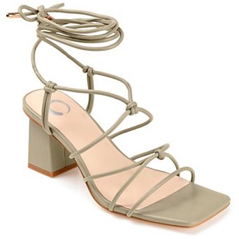 Journee Harpr Women's Strappy Heel Sandals