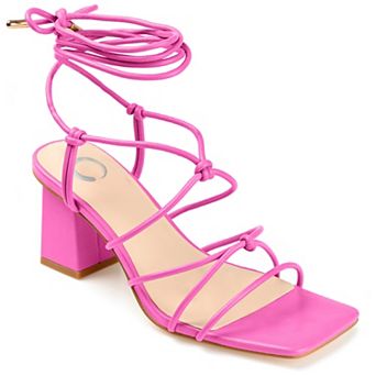 Journee Harpr Women's Strappy Heel Sandals