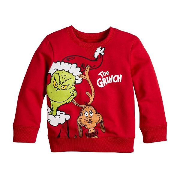 Kids grinch hot sale hoodie