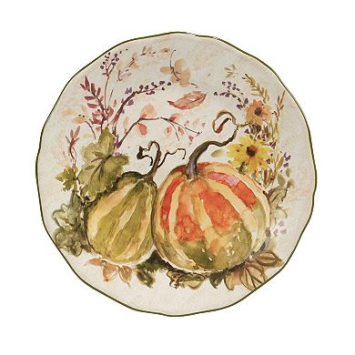 Certified International Harvest Morning 4-pc. Dessert Plate Set