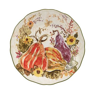 Certified International Harvest Morning 4-pc. Dessert Plate Set