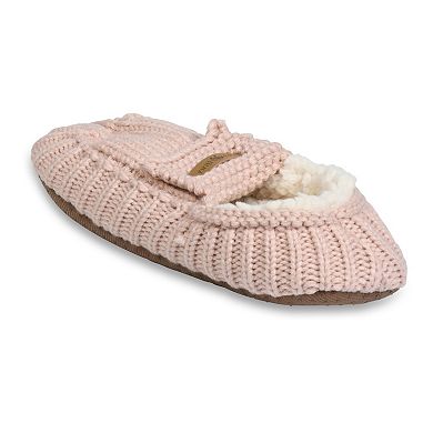 GaaHuu Textured Knit Women's Moccasin Slippers