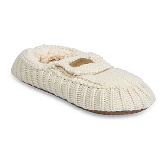 GaaHuu Textured Knit Women's Moccasin Slippers