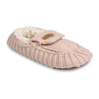 GaaHuu Textured Knit Women's Moccasin Slippers
