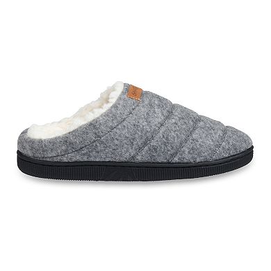 GaaHuu Faux Wool Tube Quilted Clog Women's Slippers