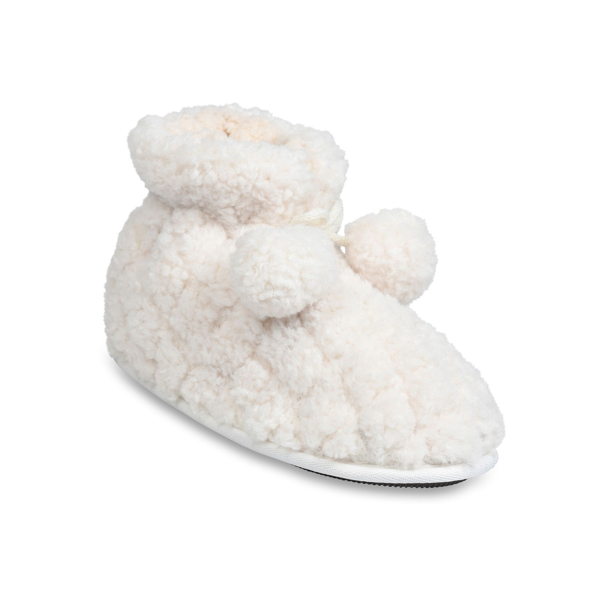 GaaHuu Quilted Teddy Bear Womens Slippers, Size: Small, Beige