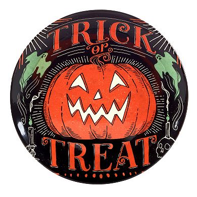 Certified International Scaredy Cat 2-Tiered Serving Tray