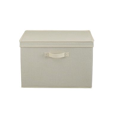 Household Essentials Wide Storage Boxes with Lids 2-piece Set