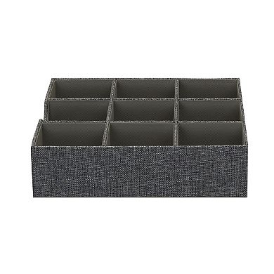 Household Essentials 9-Section Organizer Trays Hard-Sided 2-piece Set