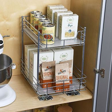 Household Essentials 12" 2-Tier Under-Cabinet Organizer
