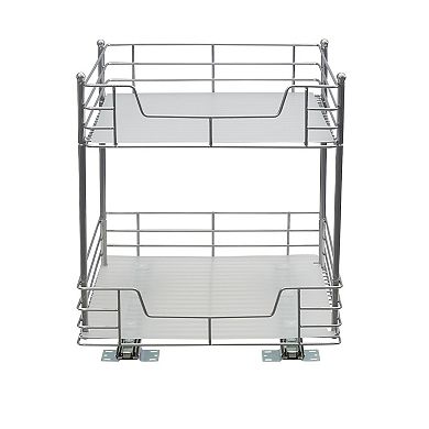Household Essentials 15" 2-Tier Under-Cabinet Organizer