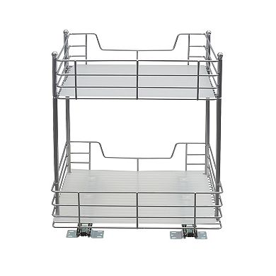 Household Essentials 15" 2-Tier Under-Cabinet Organizer