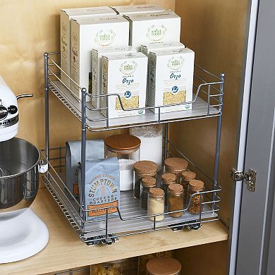 Household Essentials 15" 2-Tier Under-Cabinet Organizer