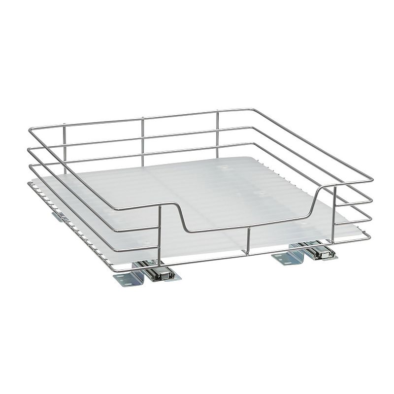 Household Essentials 15  Wide Cabinet Organizer  Silver