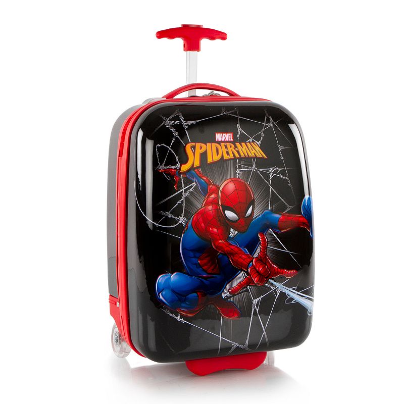 Heys Marvel Spider-Man 18-Inch Carry-On Hardside Wheeled Luggage, Red, CARR
