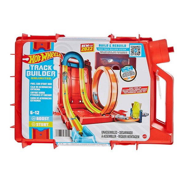 Mattel Hot Wheels Track Builder Unlimited Fuel Can Stunt Box