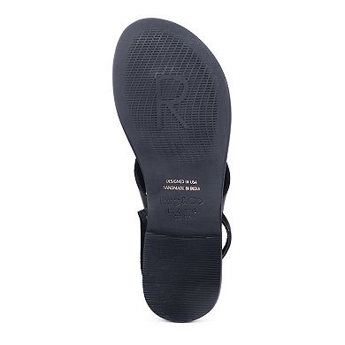 Rag & Co Wrapup Women's Buckle Flat Sandals
