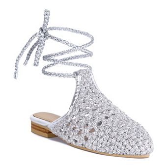 Rag & Co Bartsi Women's Tie-Up Mules