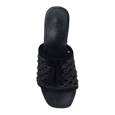 Rag & Co Cedar Women's Tassel Flats